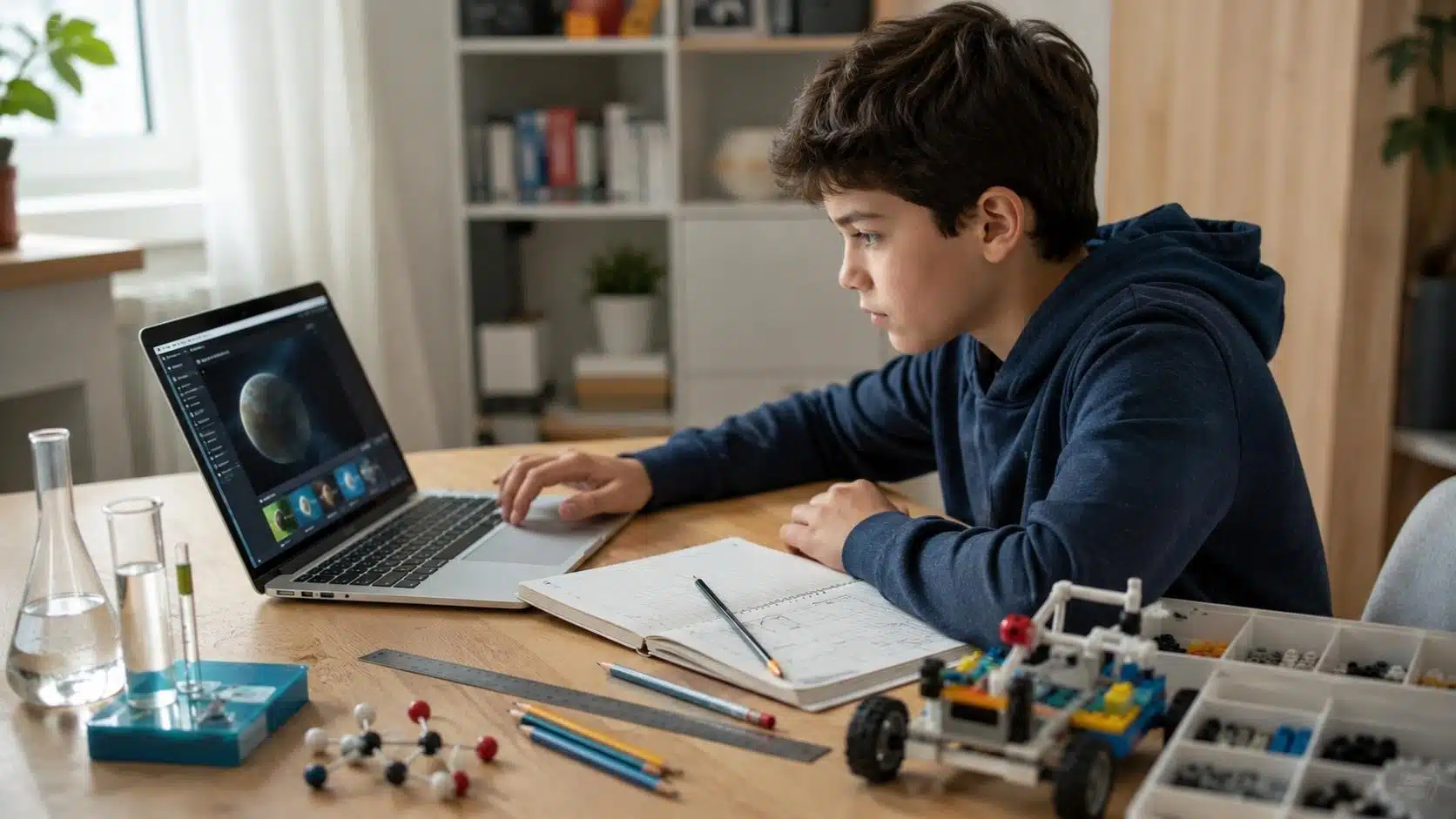 free STEM resources families-child using STEM learning website