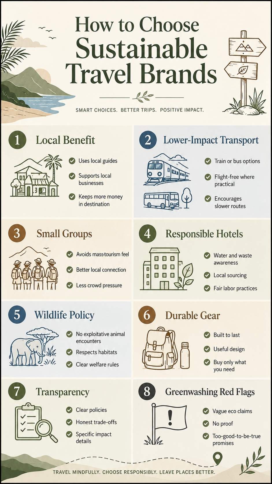how to choose Sustainable Travel Brands