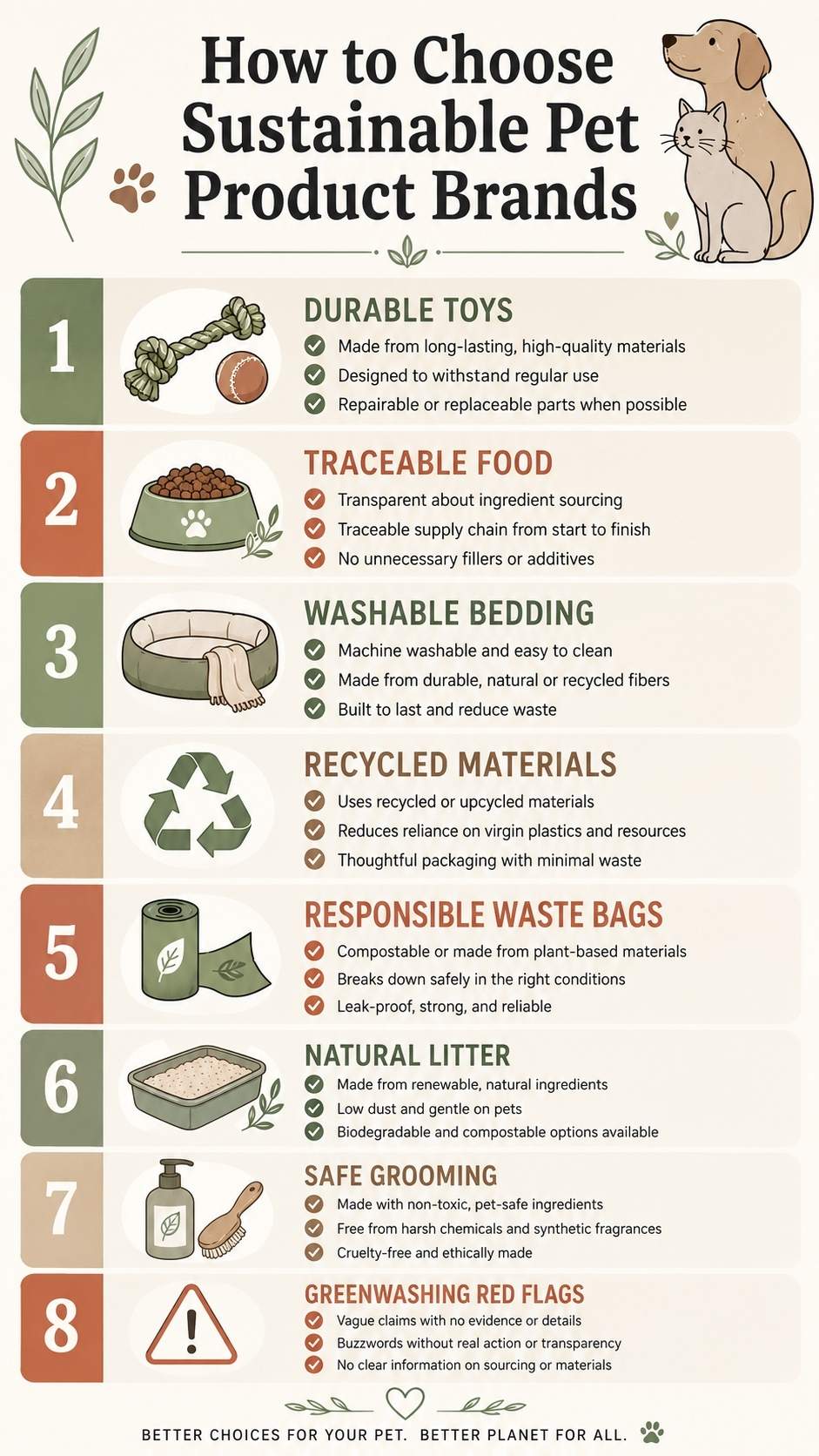 how to choose sustainable Pet Product Brands