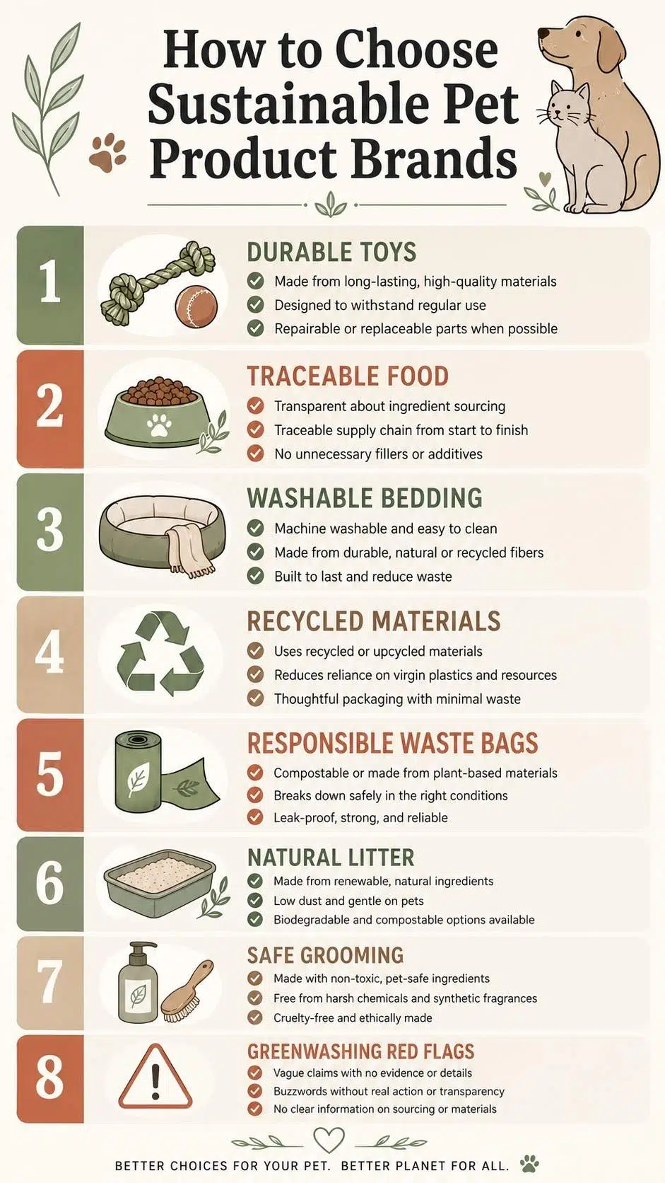 how to choose sustainable Pet Product Brands