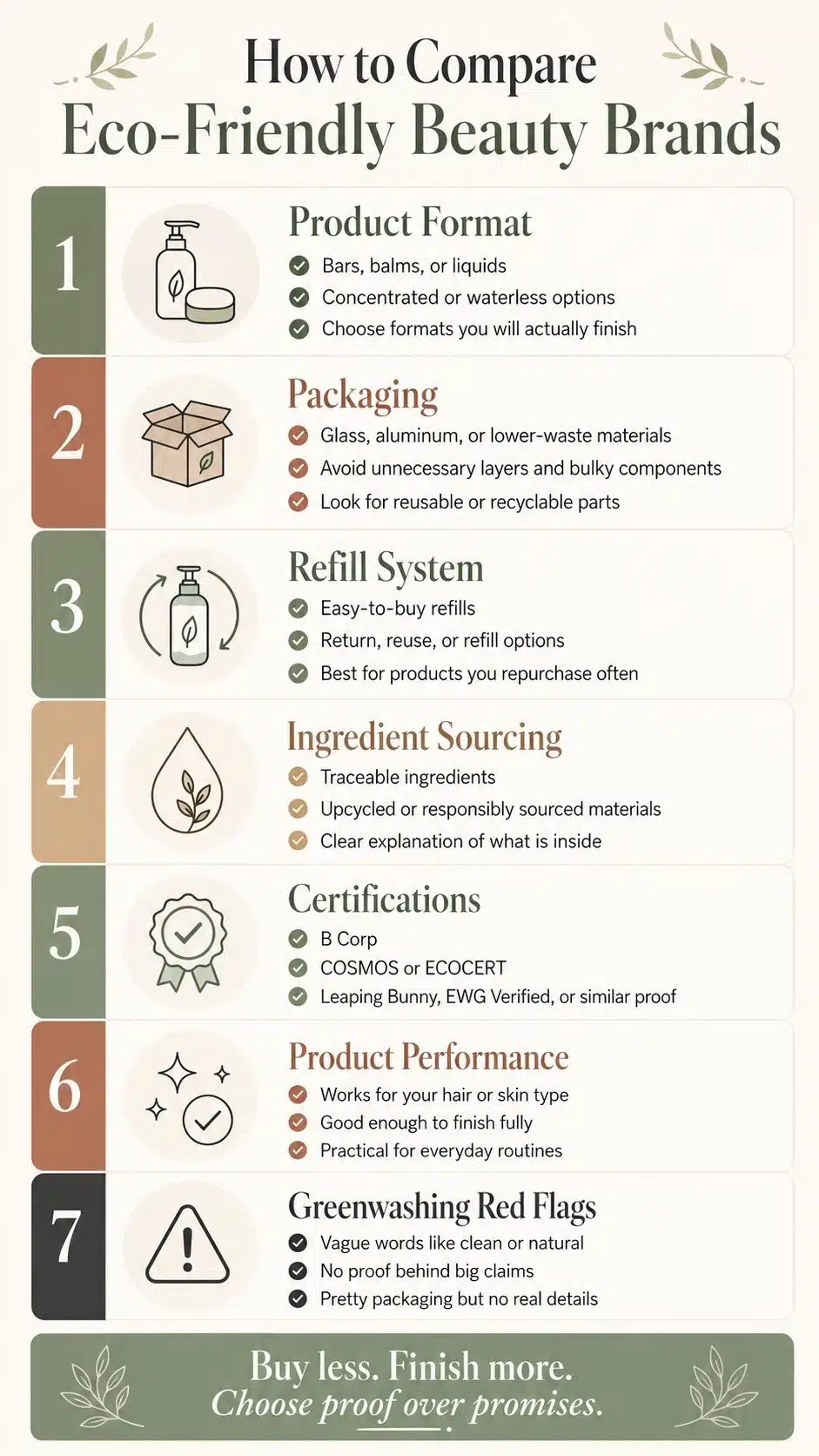 how to compare Eco-Friendly Beauty Brands