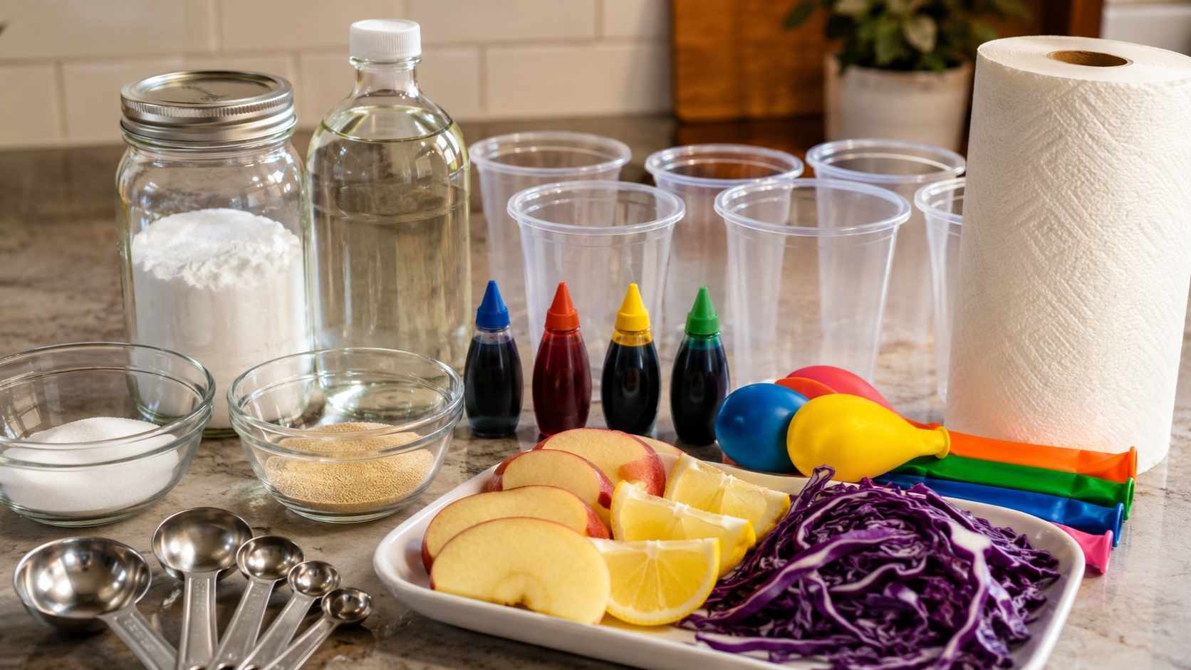 kitchen science experiments materials