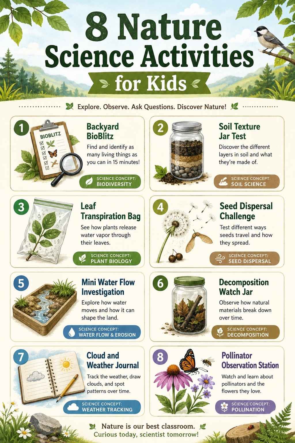 nature science activities for kids