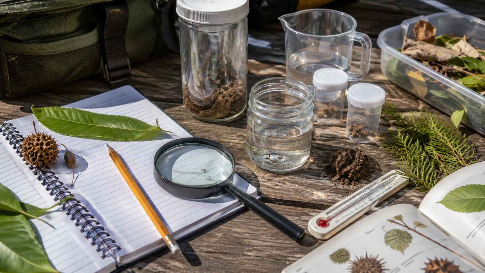 nature science activities scene