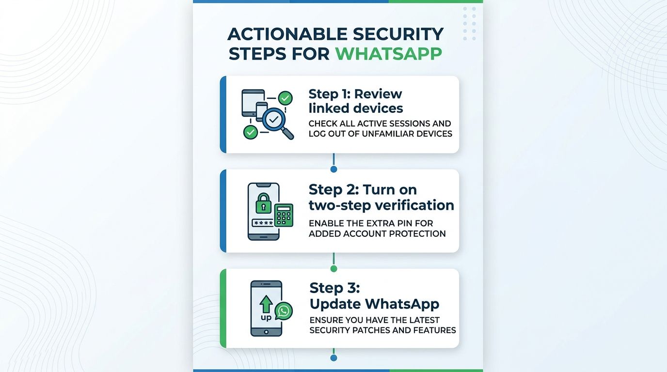 Whatsapp Security Steps Explained