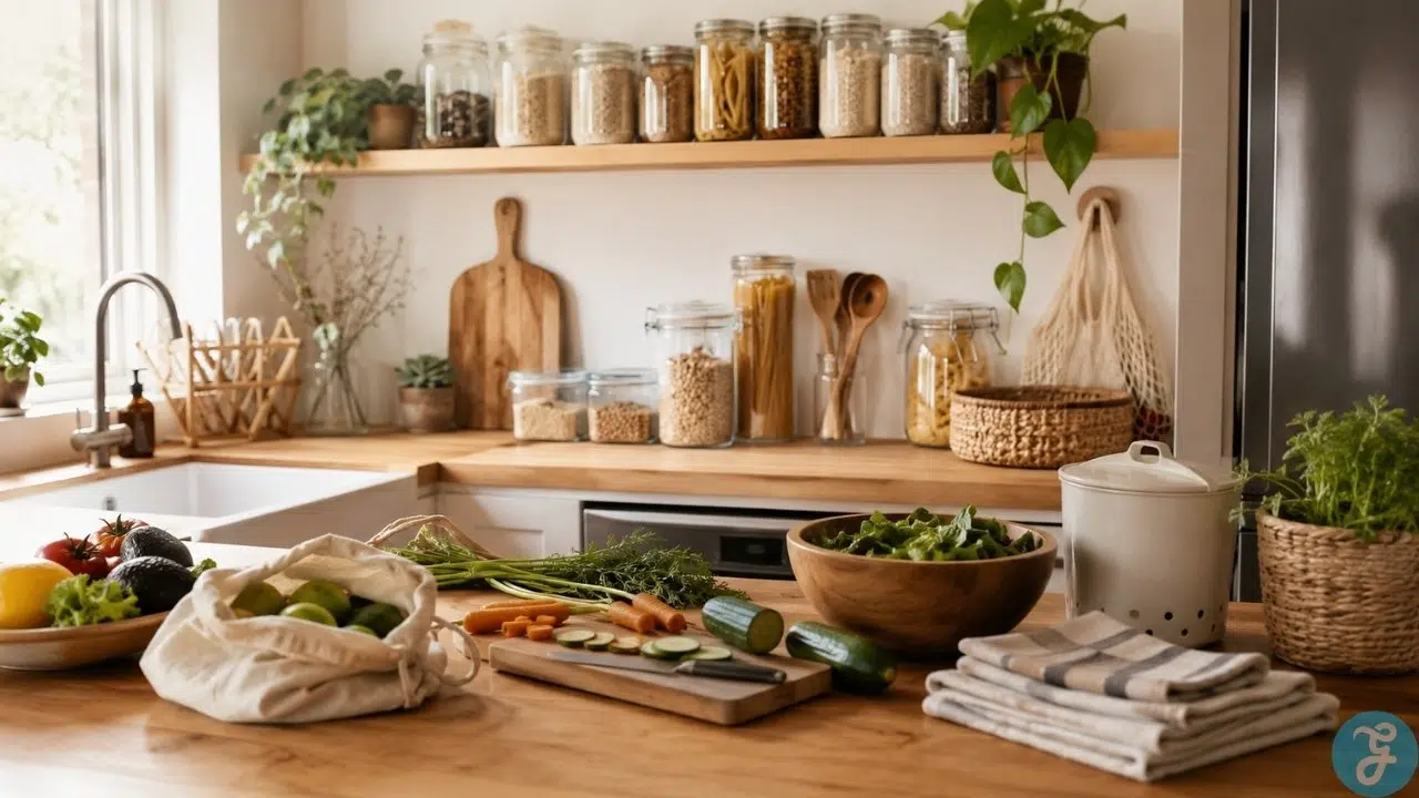 Zero waste kitchen setup