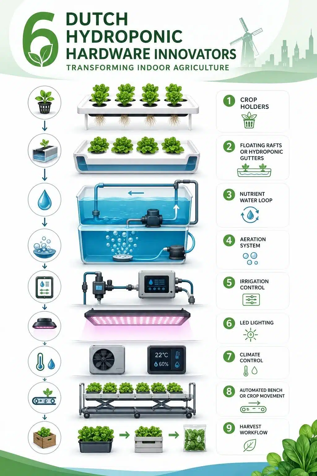 6 Dutch Hydroponic Hardware innovators SMEs