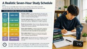 A Realistic Seven-Hour Study Schedule