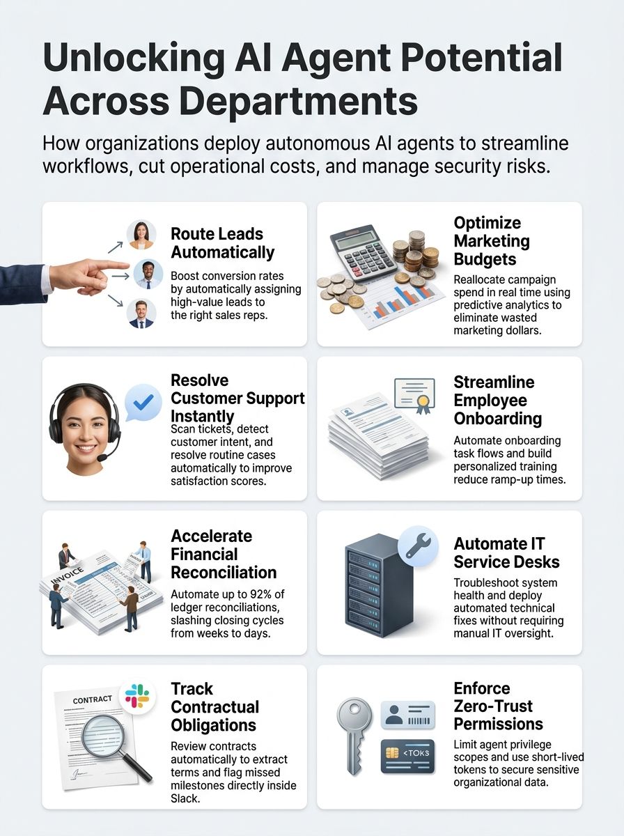 AI Agent Use Cases By Department