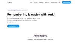 Anki: Best for Recall-Heavy Subjects