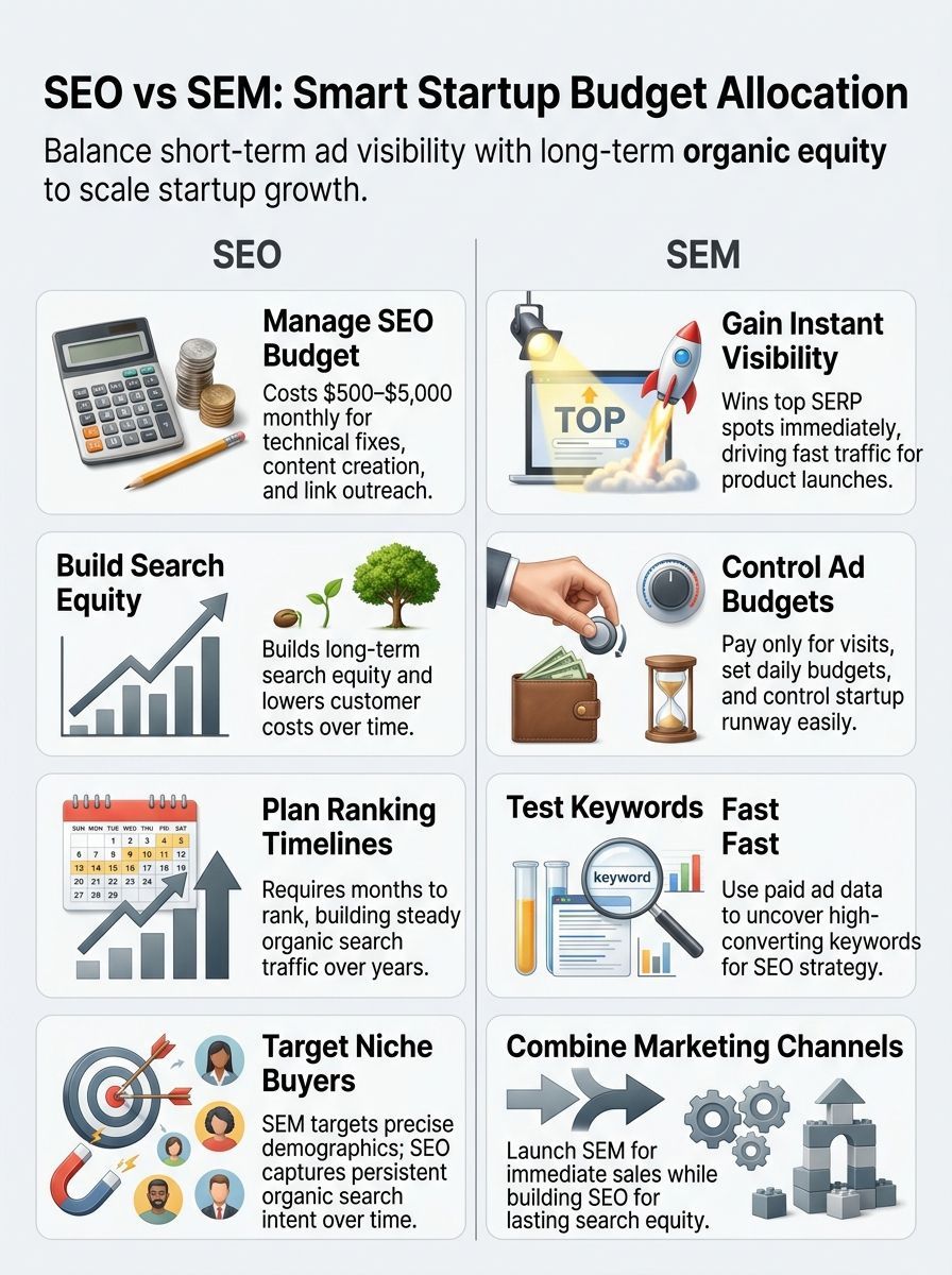 Comparing SEO and SEM