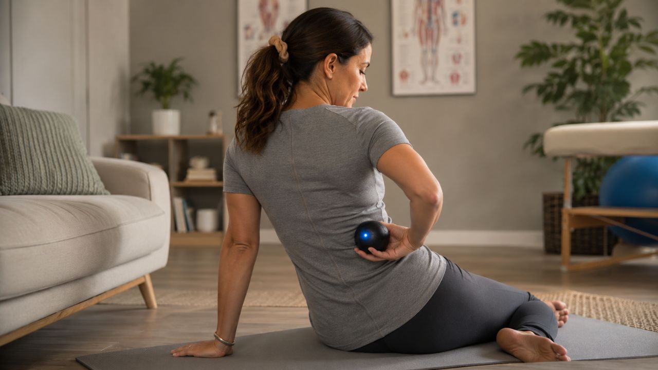 Electric Massage Ball for Spine Injury