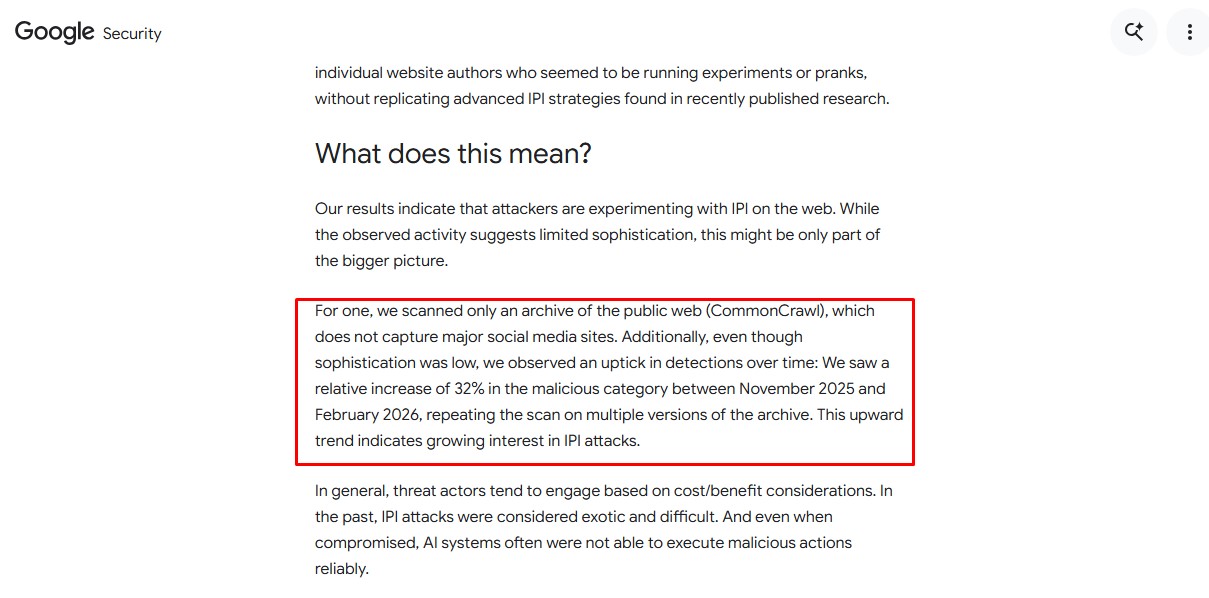Google security malicious prompt injection
