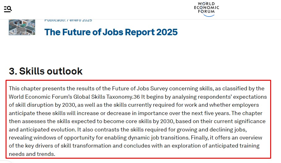 Human skills outlook
