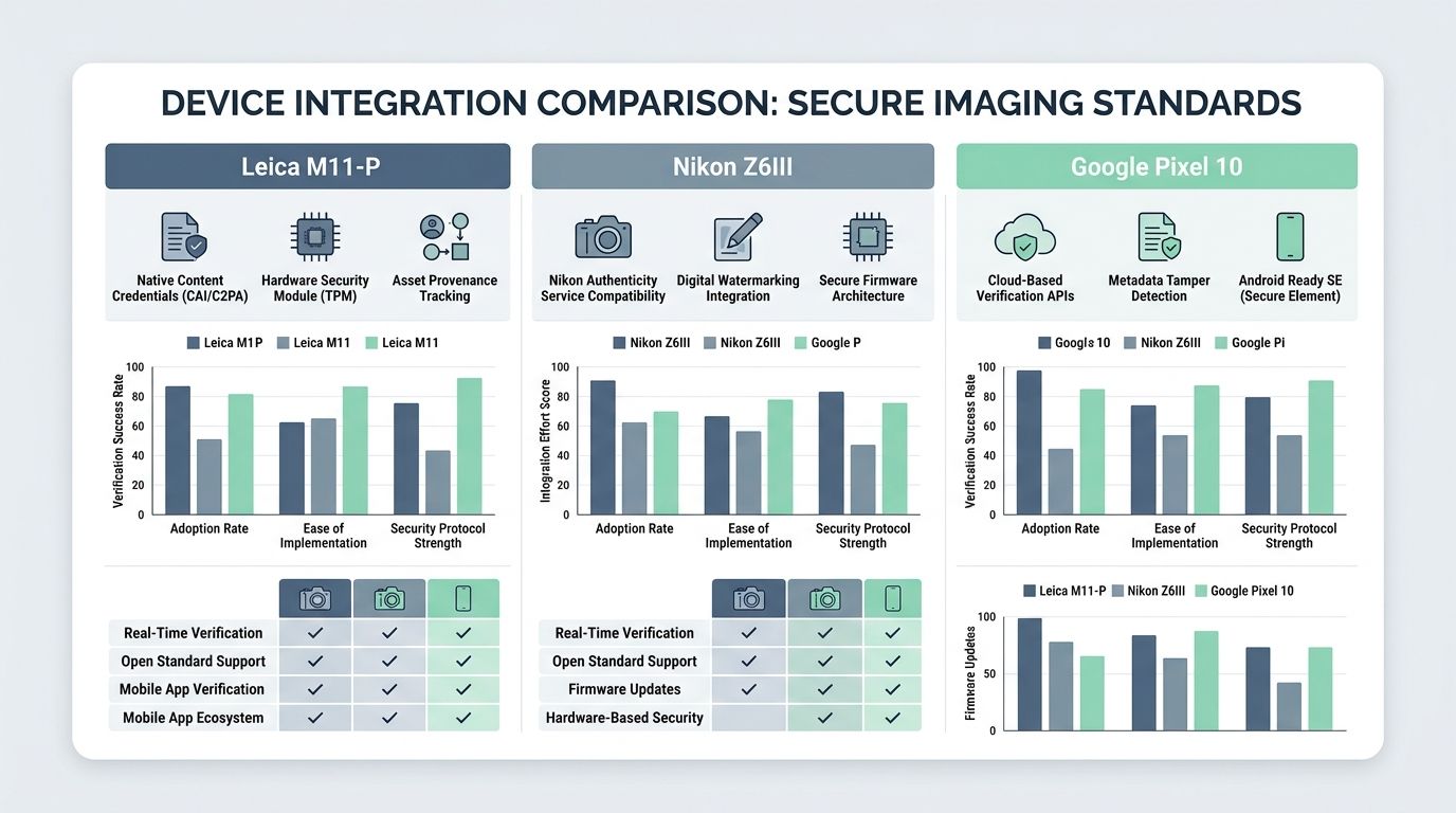 Integration into devices like cameras and smartphones