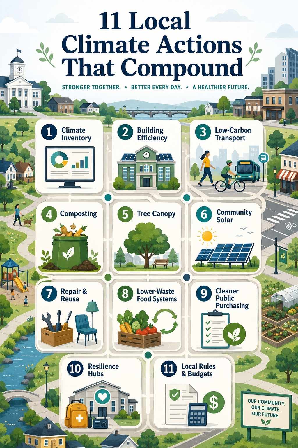 Local climate actions compound