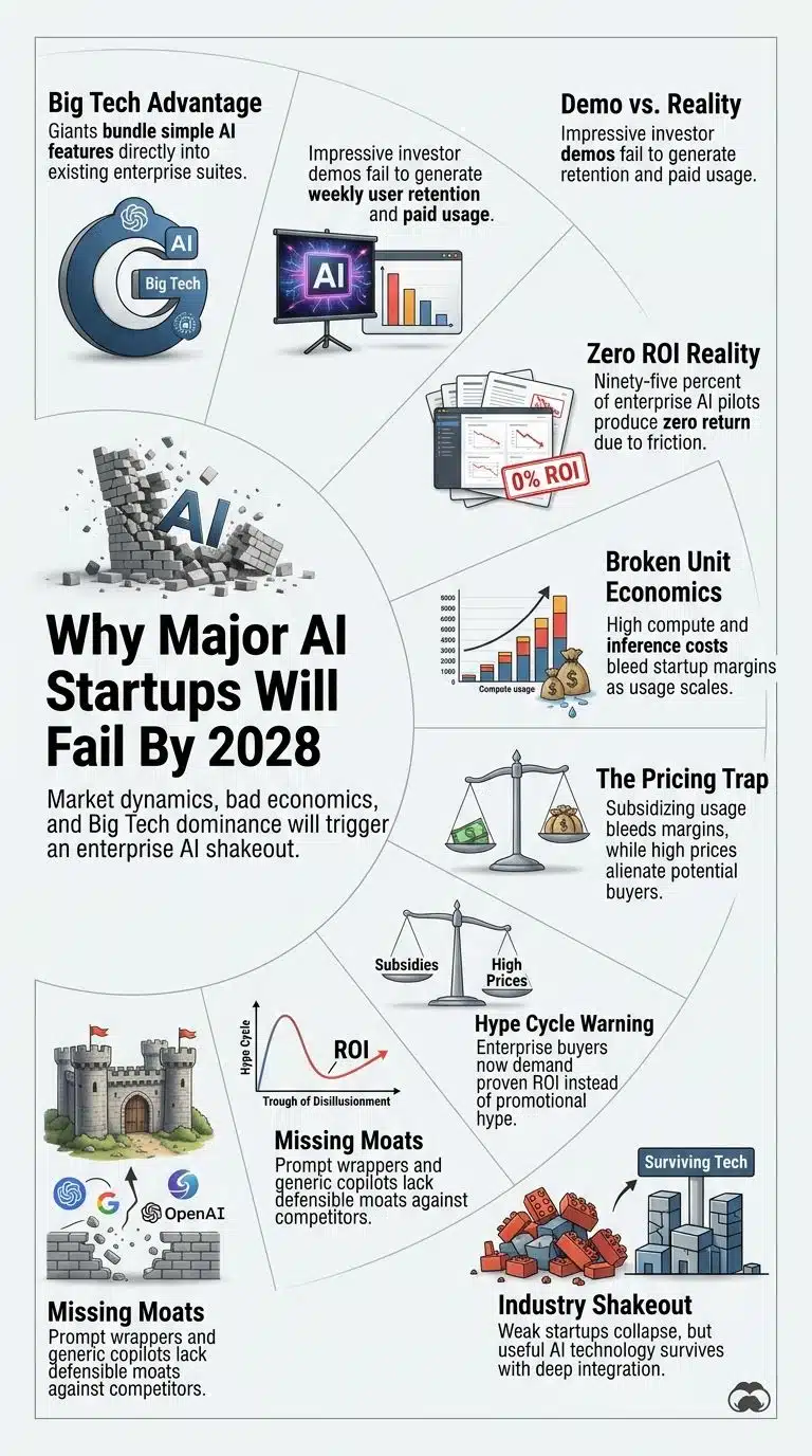 Major AI Startups Will Fail By 2028 The Facts and Truth