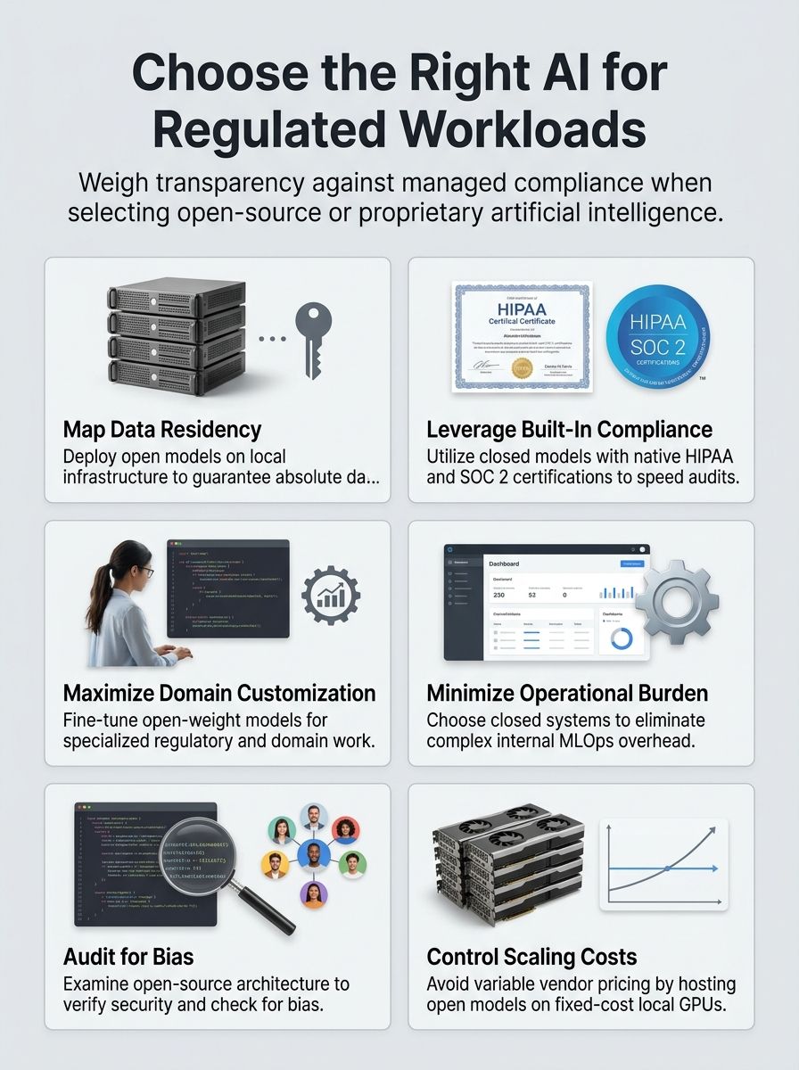 Open Vs Closed Ai Models for regulated workloads