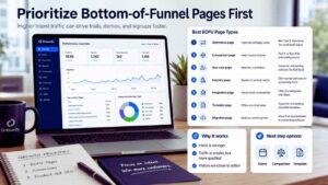 Prioritize Bottom-of-Funnel Pages Before Broad Blog Topics