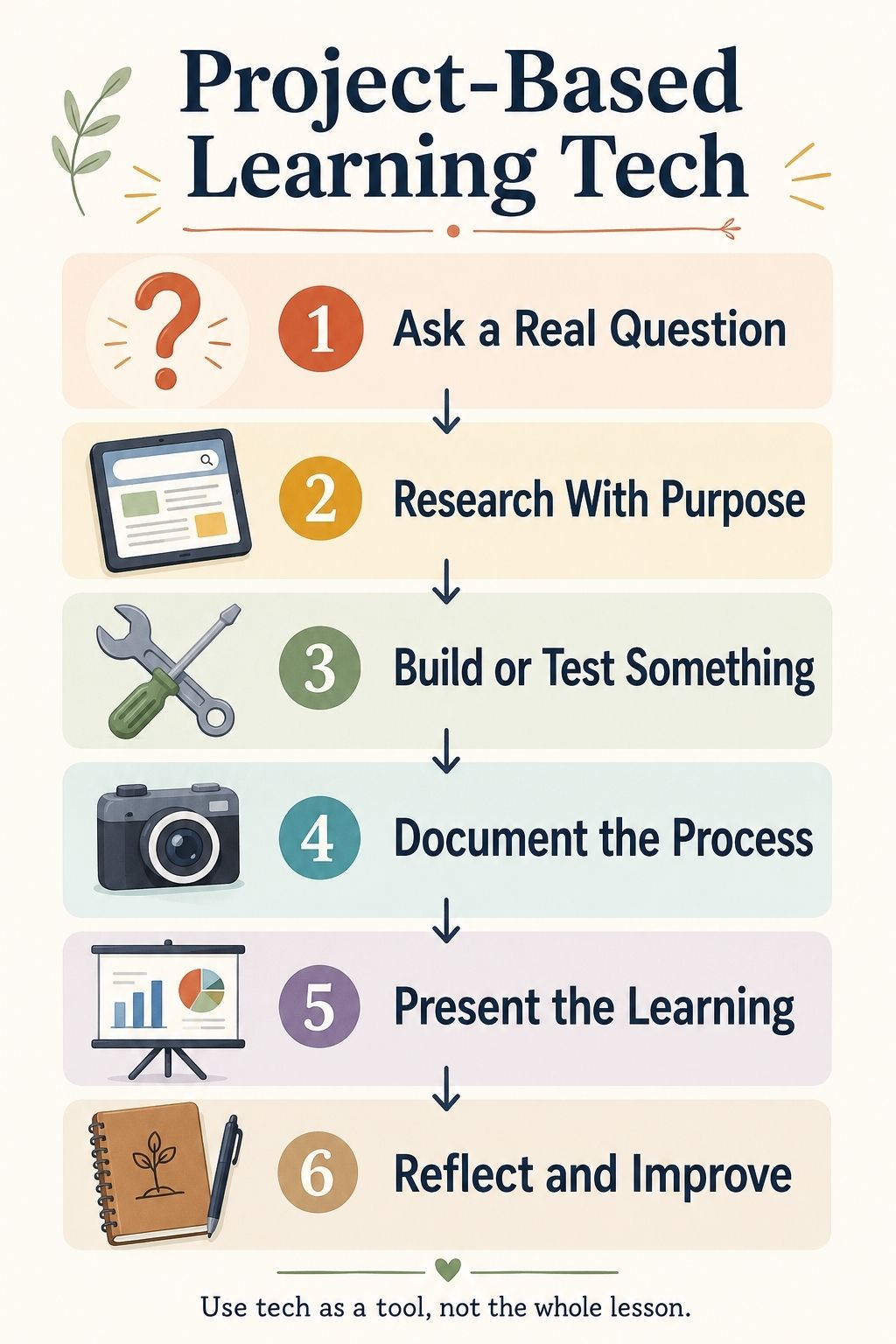 Project-Based Learning tech checklist