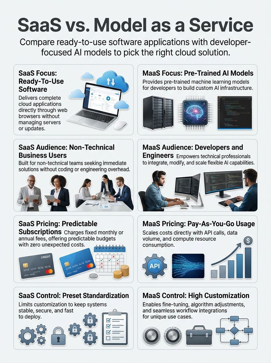 SaaS vs Model as A Service differences