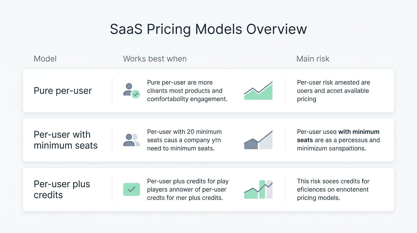 Testing per-user pricing structures
