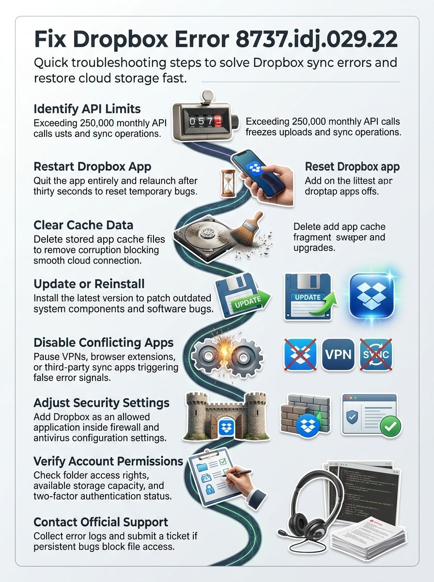 The Bug on Dropbox 8737-idj-029-22 Quick Fix and Solutions