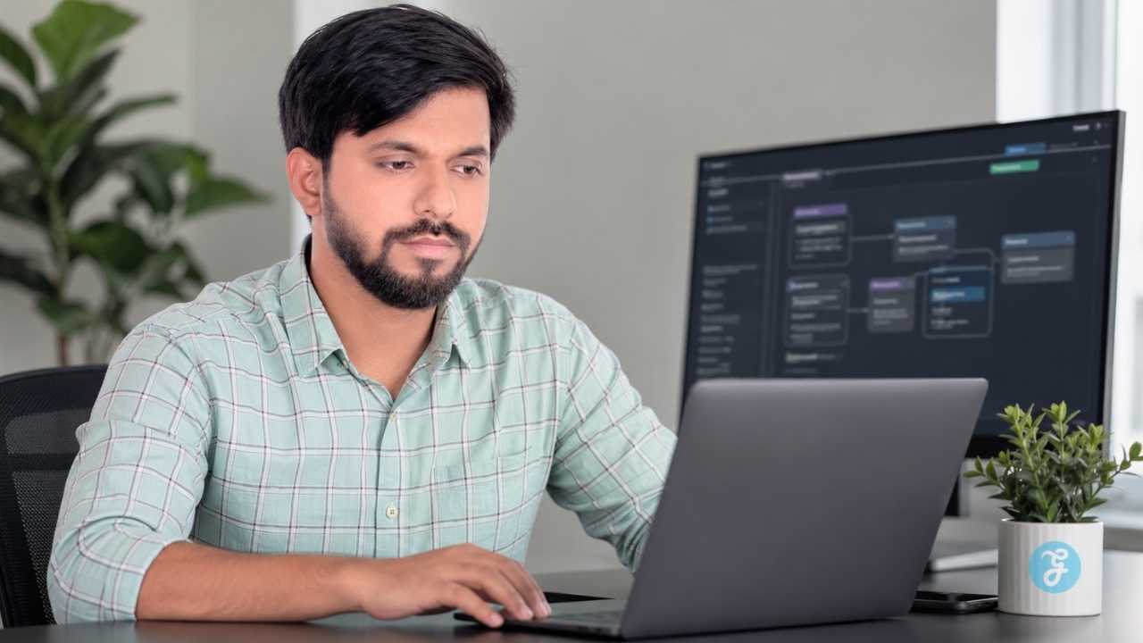 Professional using AI tools to explore what prompt engineering is and whether it still matters.