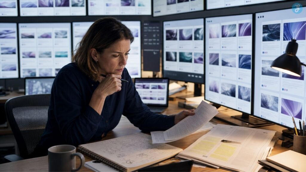 ai slop problem an editor is checking the content