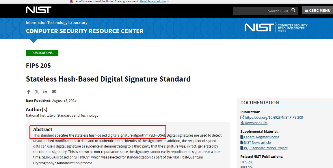 digital signature algorithm
