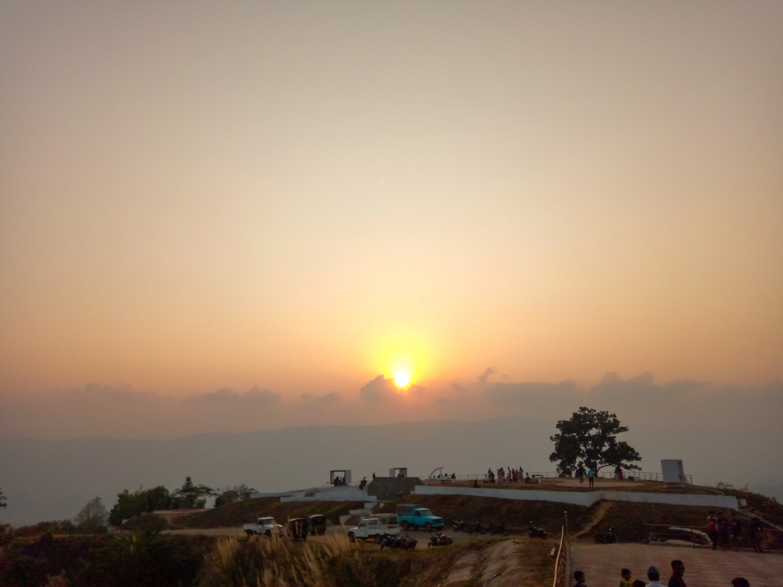 watching sunsets