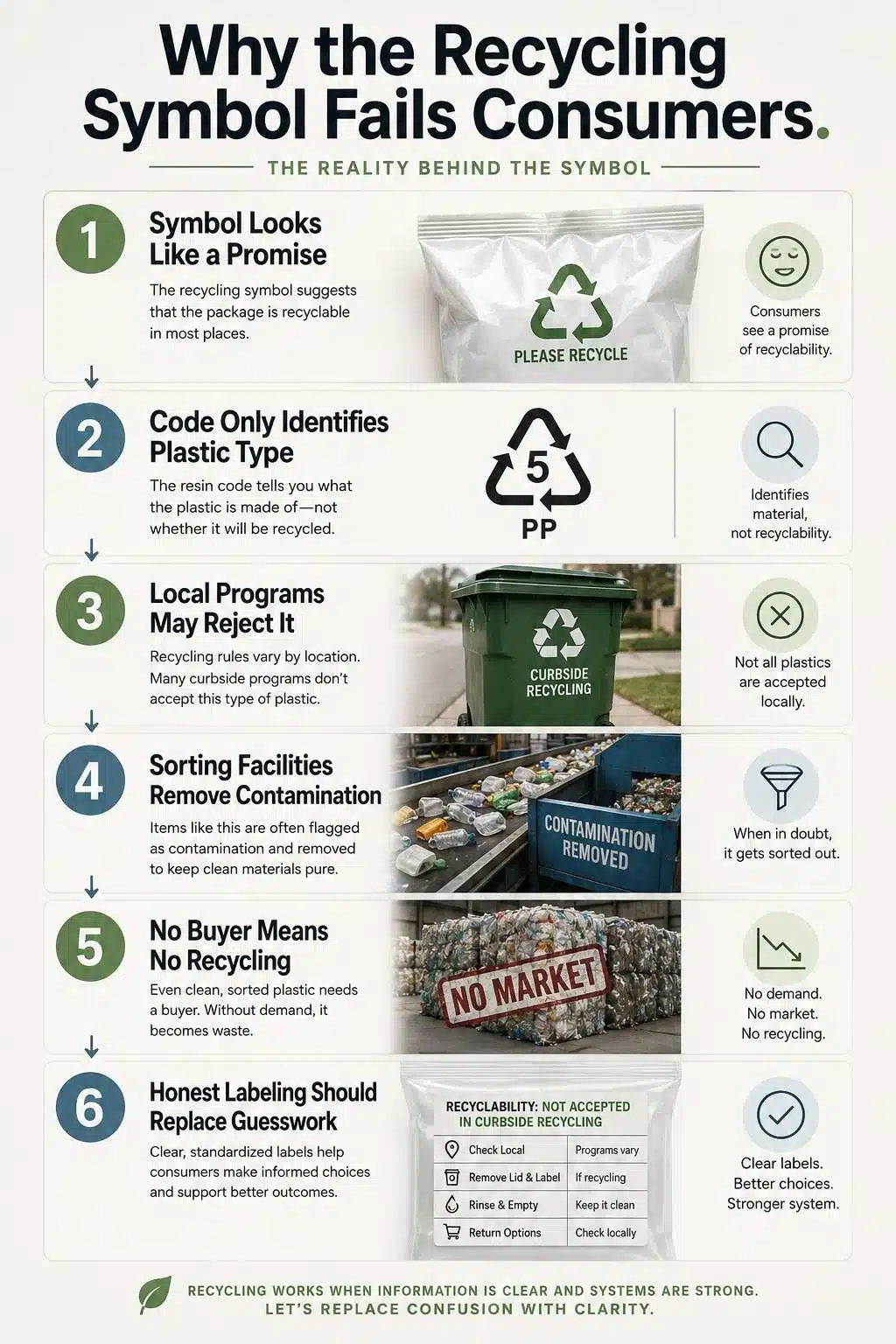 why the recyclable symbol fails consumers