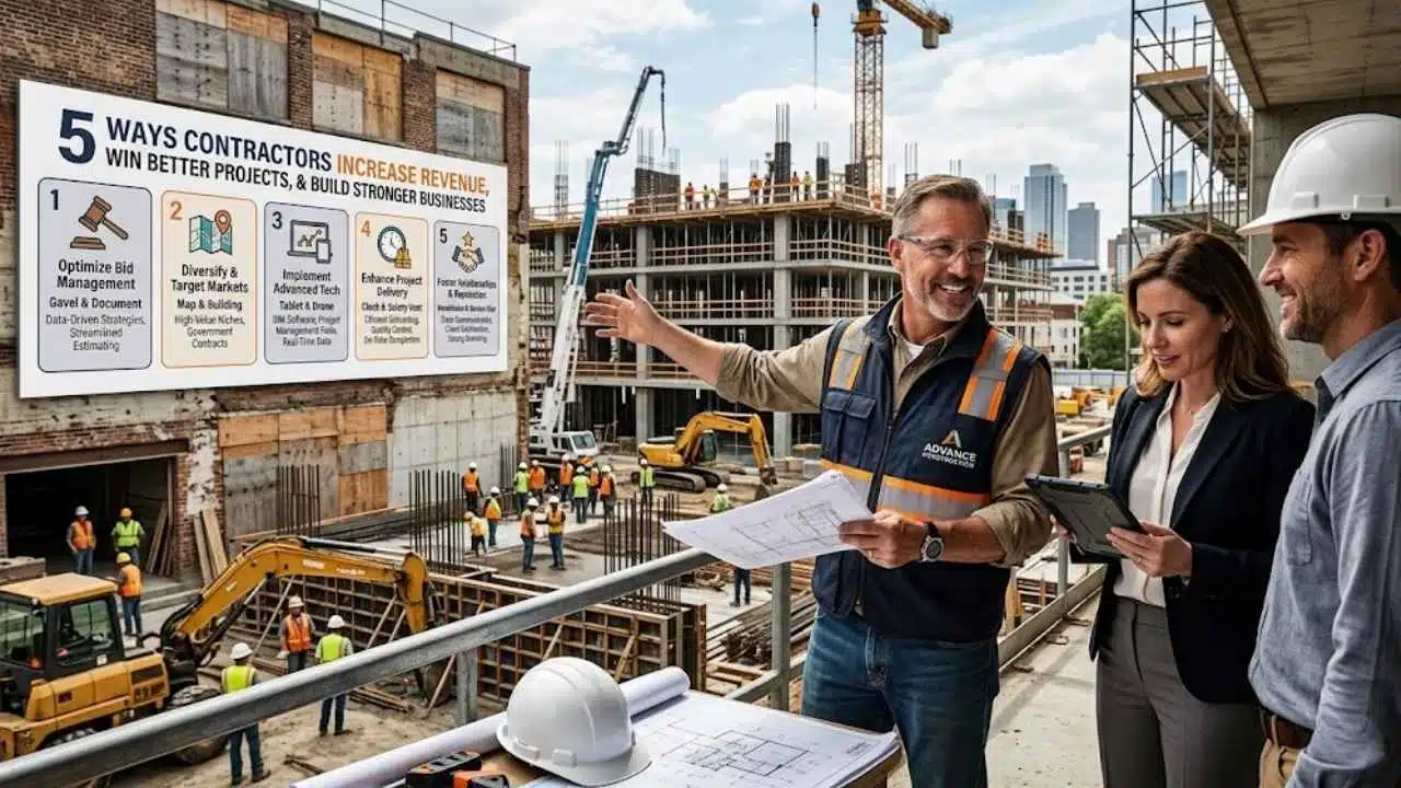 5 Ways Contractors Increase Revenue, Win Better Projects, and Build Stronger Construction Businesses