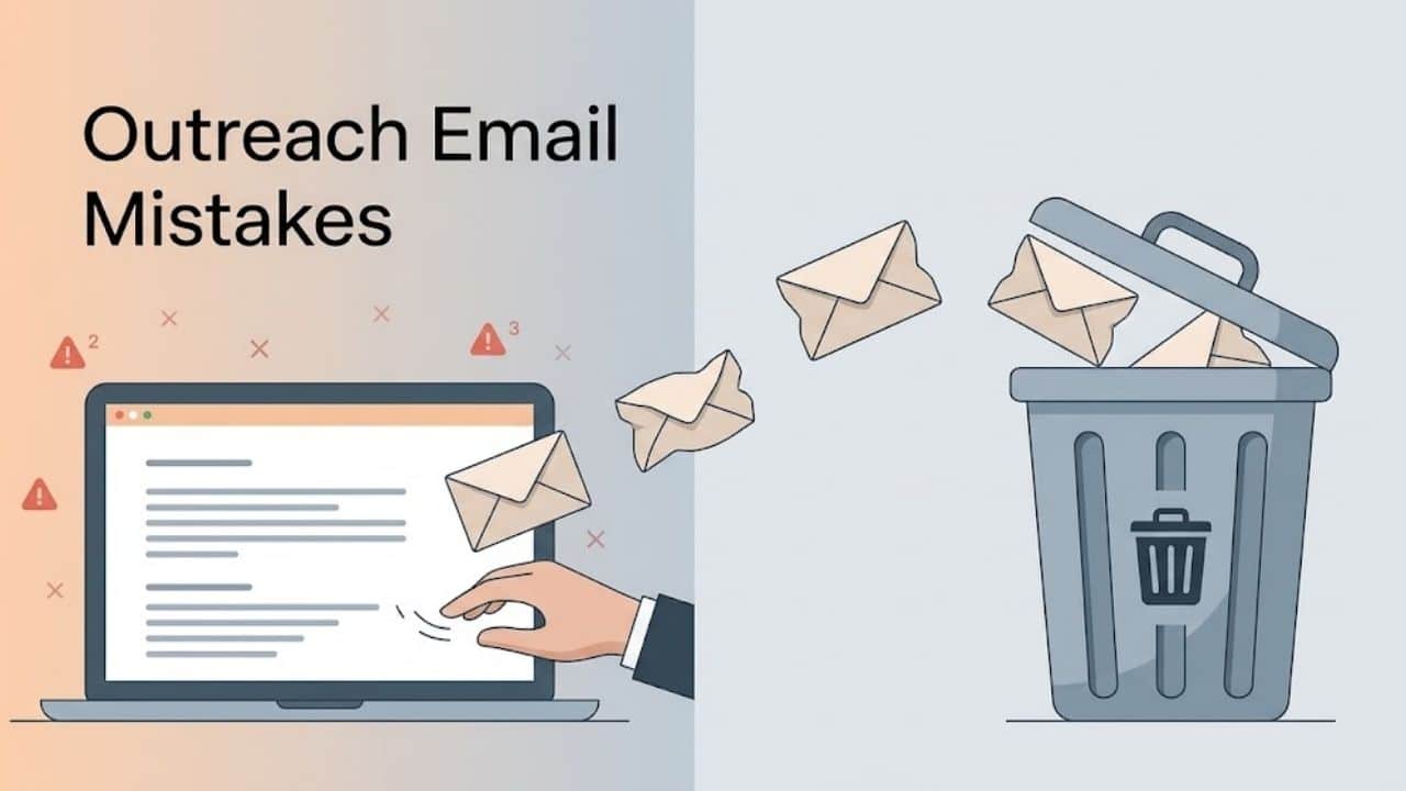 7 Outreach Email Mistakes That Get You Deleted