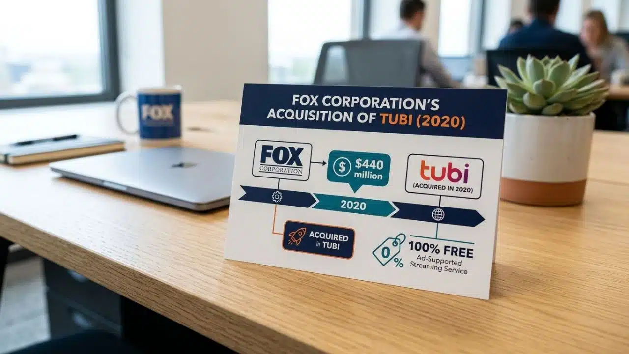 Acquisition of Tubi by Fox Corporation in 2020