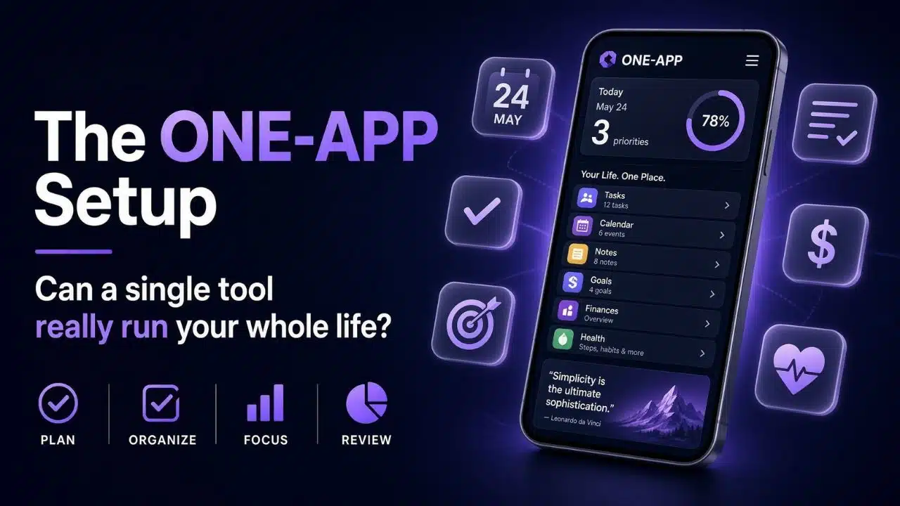 Can a Single Tool Run Your Whole Life