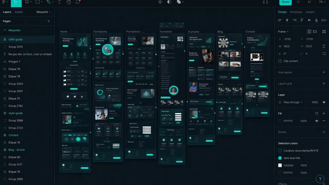 Figma Design Workspace