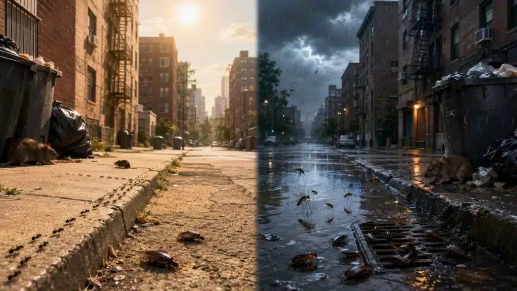 Weather Patterns Influence Urban Pest Behavior