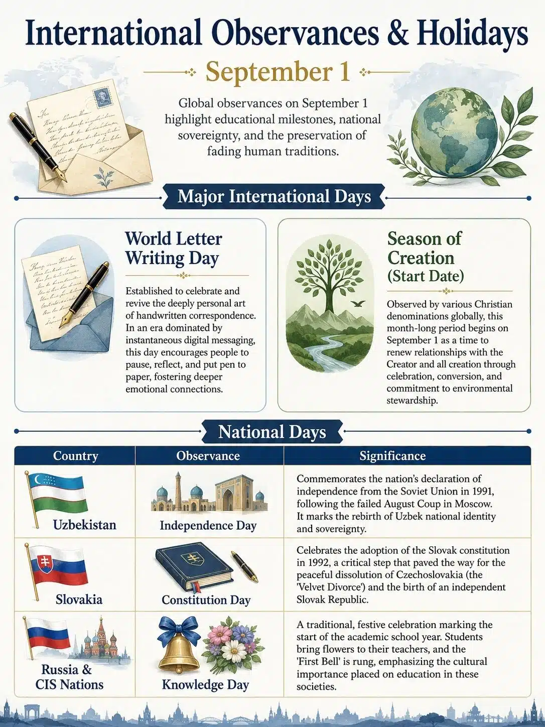 International Observances & Holidays