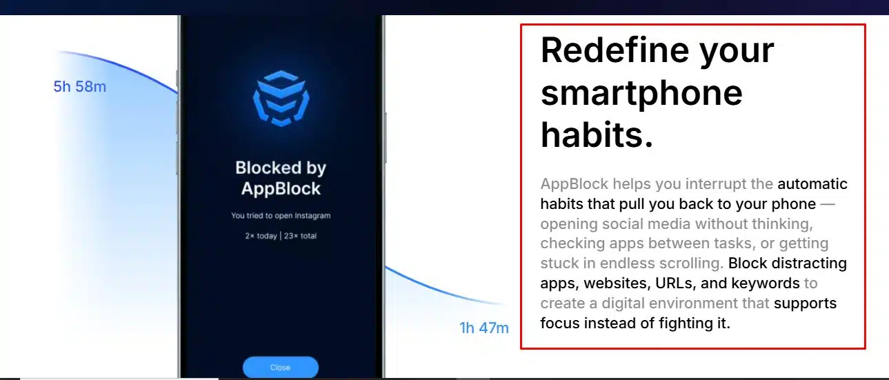 appblock smartphone habits