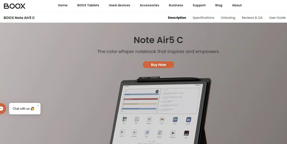 boox note air5 c