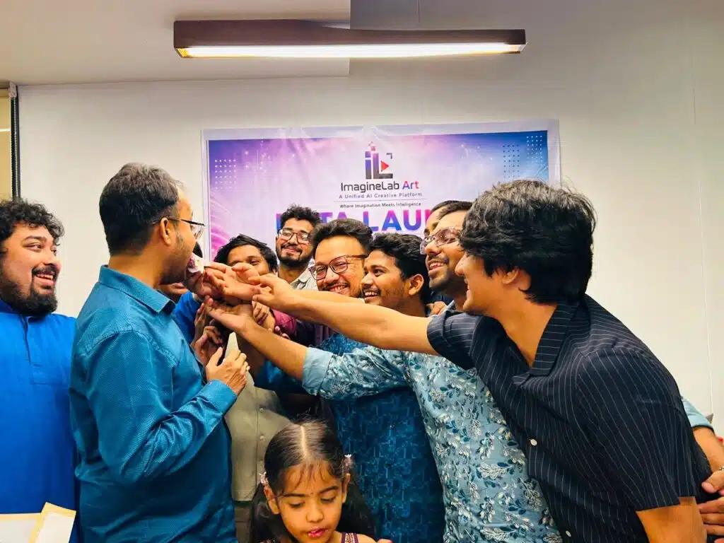 Beta Launching celebration of ImagineLab.art