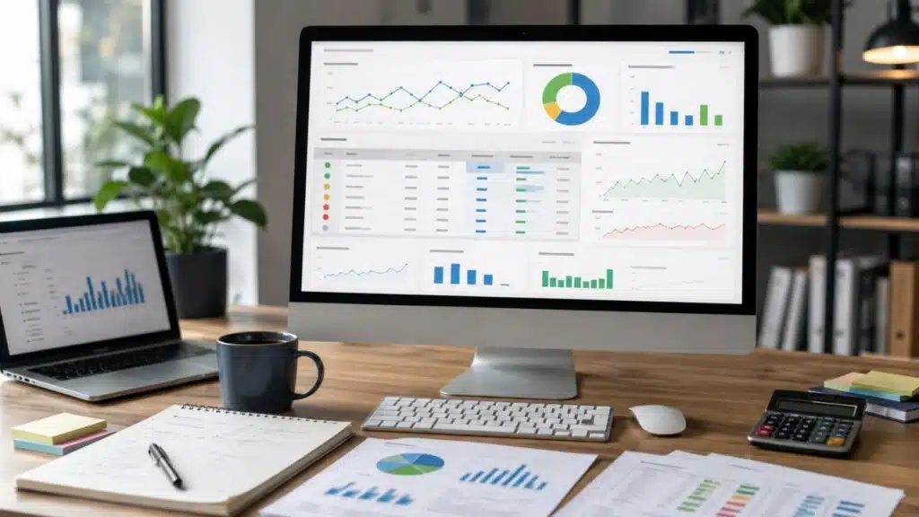 PPC analytics workspace showing campaign performance, spend, and conversion data, illustrating common ppc mistakes that can waste advertising budgets.
