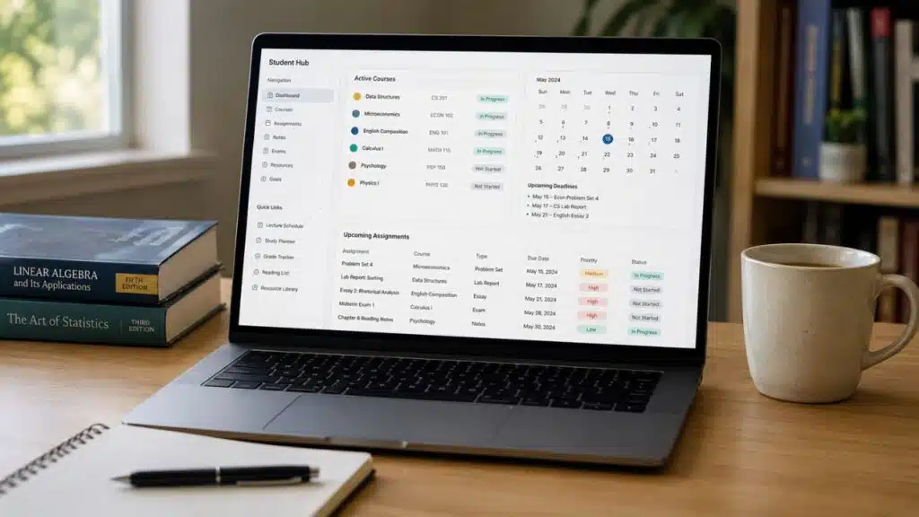 how to set up notion for students