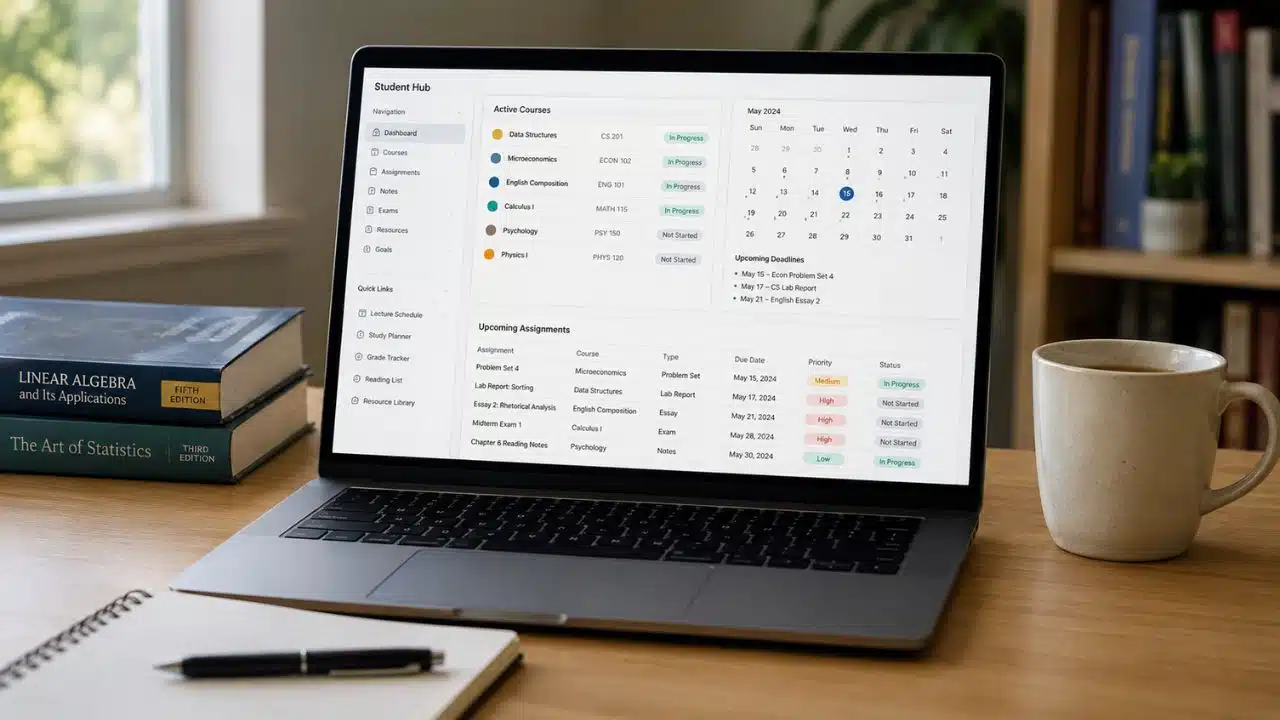 how to set up notion for students