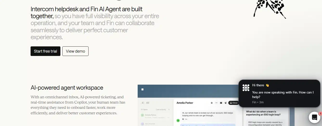 intercom for saas