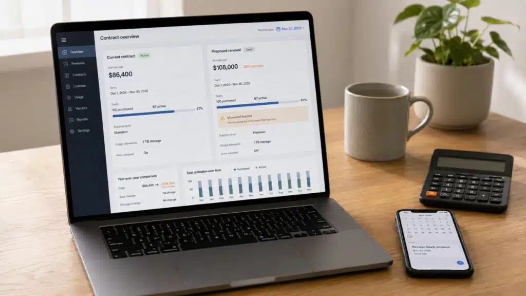 negotiate SaaS contracts