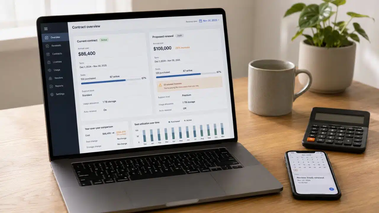 negotiate SaaS contracts