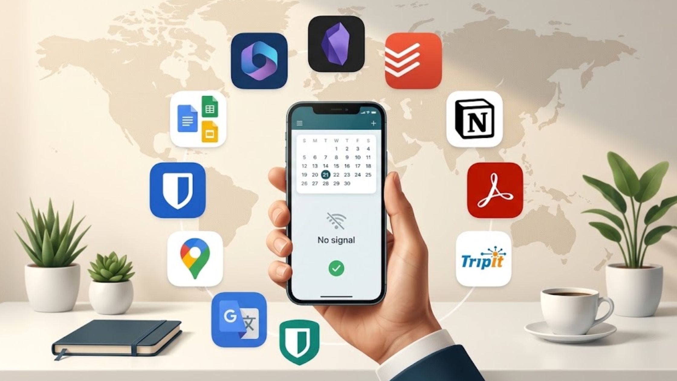 Best Offline Productivity Apps for Travel and Flights