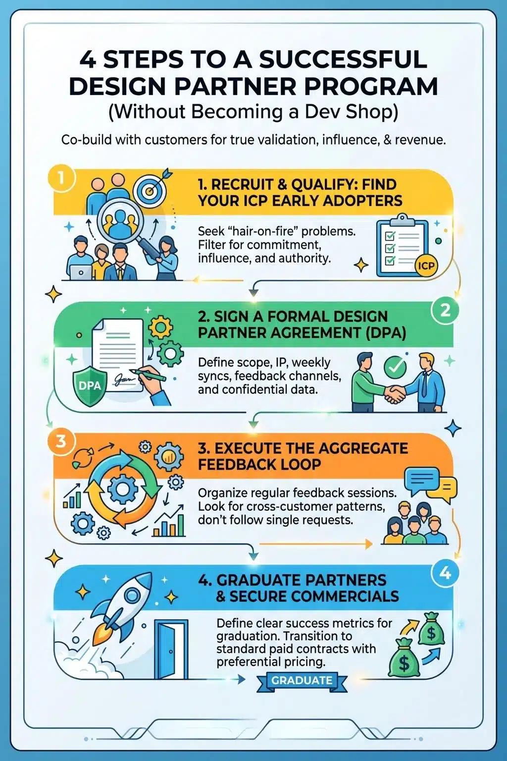 4 steps to a successful design partner program